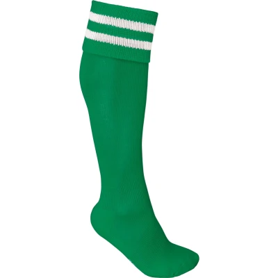 Afbeelding van PROACT Sportsokken Met Contraststrepen PA015 Sporty Kelly Green / White