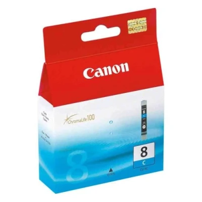 Afbeelding van Canon Inktcartridge Cli 8c, 420 Pagina&#039;s, Oem 0621b001, Cyaan