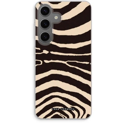 Afbeelding van Case Company® hoesje geschikt voor Samsung Galaxy S24 Arizona Zebra Soft Cover Telefoonhoesje Bescherming aan alle Kanten en Schermrand