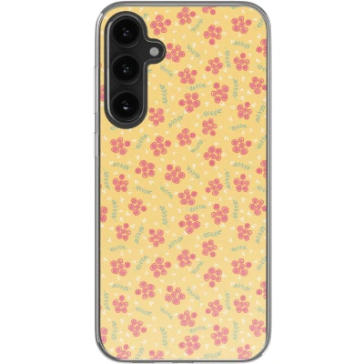 Afbeelding van imoshion hoesje Geschikt voor Samsung Galaxy S23 FE Design Sunny Yellow Petite Flowers