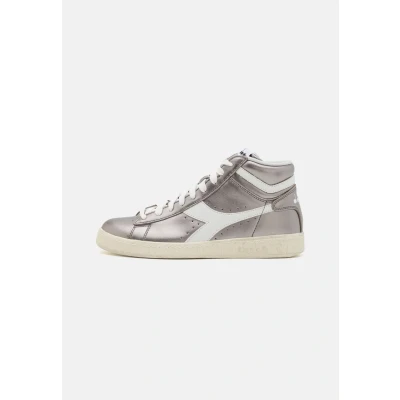 Afbeelding van Diadora GAME Metallic Sneakers laag, Dames, Maat: 38, Silver metalized Leer en imitatieleer