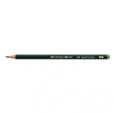 Image de Faber Castell Lot de 12 Crayon 9000, hexagonale, dureté mine: H
