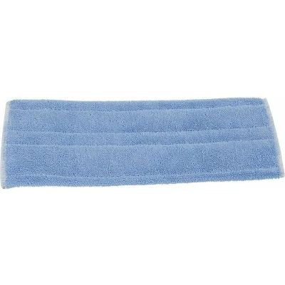 Afbeelding van Vlakmop blauwe microvezel 40x13cm tbv flappen en pocket systeem