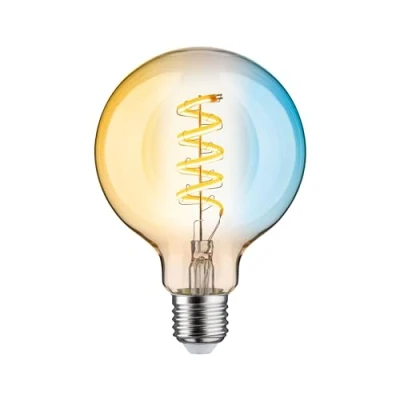 Afbeelding van 29159 Paulmann Home LED lamp E27 Energielabel: G (A G) 7.5 W Warmwit tot koudwit Goud