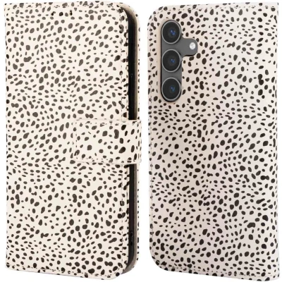 Afbeelding van imoshion Hoesje Geschikt voor Samsung Galaxy S24 Design Bookcase smartphone Desert Dots