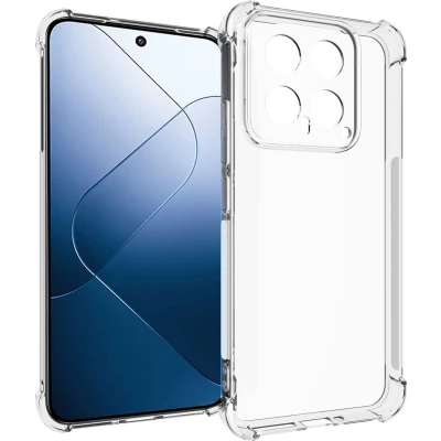 Afbeelding van iMoshion Hoesje Geschikt voor Xiaomi 14 Siliconen Shockproof Case Transparant
