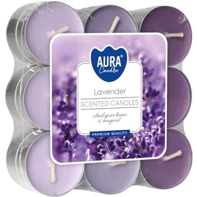 Afbeelding van Bispol Geurtheelicht lavendel 18 stuks Hot Item!