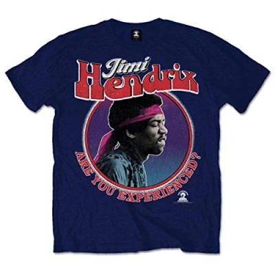 Afbeelding van Jimi Hendrix Are You Experienced? Heren T shirt L Blauw