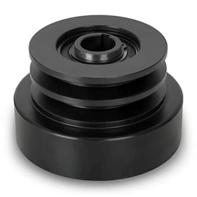 Afbeelding van EBERTH Dubbele centrifugaalkoppeling 25 mm as voor dubbel geribbelde riem, veergroef 7 mm, trapeziumriemrol diameter 54 binnengroefbreedte