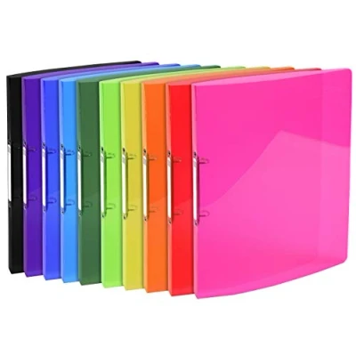 Afbeelding van Exacompta Iderama ringmap, voor ft A4, Uit PP met softcover, 2 ringen van 15 mm, geassorteerde kleuren 20 stuks