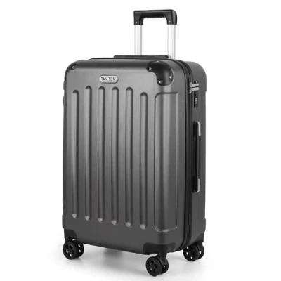 Afbeelding van TAN.TOMI Reiskoffer met 4 Wielen Handbagage 65L Ruimbagage Cijferslot Trolley Koffer Donkergrijs