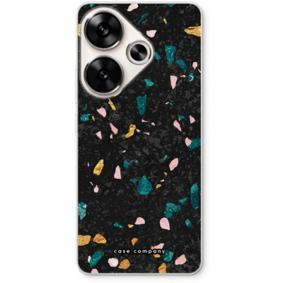 Afbeelding van Case Company® hoesje geschikt voor Xiaomi Poco F6 Terrazzo N10 Soft Cover Telefoonhoesje Bescherming aan alle Kanten en Schermrand