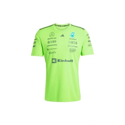 Afbeelding van adidas Performance MERCEDES AMG PETRONAS FORMULA ONE TEAM SET UP T SHIRT Heren Groen XS