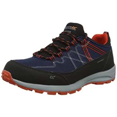 Afbeelding van Regatta Samaris Lite Low Herensneakers, Moonlight Denim Oranje