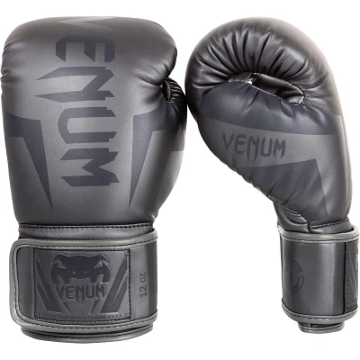 Afbeelding van Venum (kick)bokshandschoenen Elite Grijs 10oz