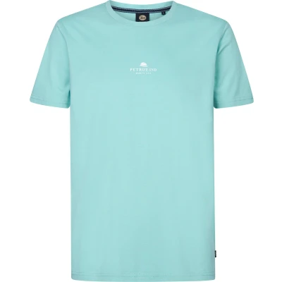 Afbeelding van Petrol Industries Heren Logo T shirt Surfside Blauw Maat M