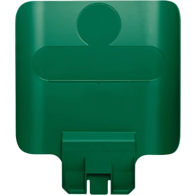 Afbeelding van Paneel Rubbermaid Slim Jim Recyclestation voor label groen