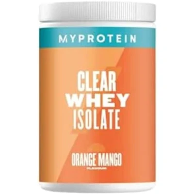 Afbeelding van Clear Whey Isolate 488g 20 servings Orange Mango smaak Verfrissende Proteïne Shake MyProtein