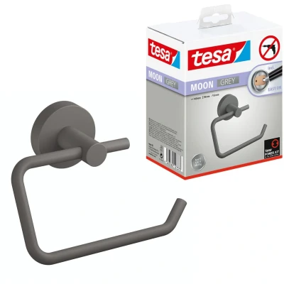 Afbeelding van tesa MOON GREY Toiletrolhouder Lijm Metaal