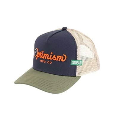 Afbeelding van Coastal Truckerpet, verstelbaar, snapback sluiting, mesh, surfen, zomer, strand, Trucker Optimism Darknavy #28850
