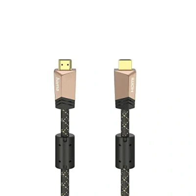 Afbeelding van Hama Premium Hdmi&amp;Trade; Kabel Met Ethernet Conn. Ferriet Metaal 1,5 M