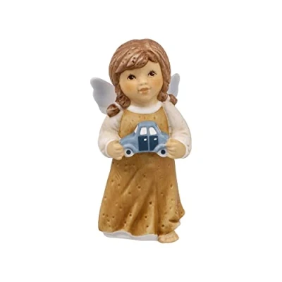 Afbeelding van Goebel Nina &amp; Marco Decoratief beeld / figuur Beschermengel een goede reis Porselein 8cm