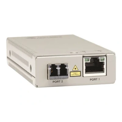 Image de Allied Telesis AT MMC200/LC Convertisseur de média à fibre optique 100Mb LAN 10Base T 100Base FX TX RJ 45 / LC multi mode jusqu&#039;à 2 km 1310 nm Conformité TAA