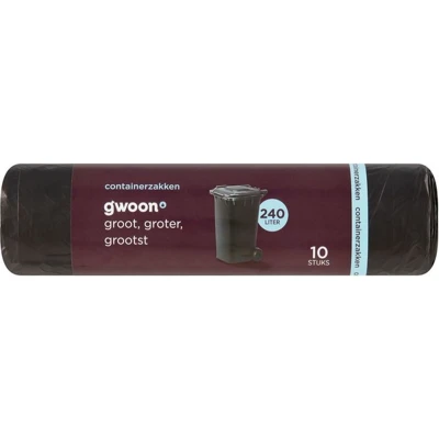 Afbeelding van G&#039;woon Containerzakken 10x 240 liter