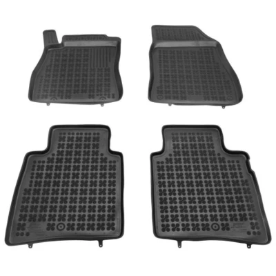 Afbeelding van REZAW PLAST 201821 Vloermatset Rubber voor en achter Zwart NISSAN: Pulsar Hatchback