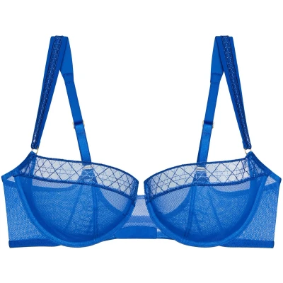 Afbeelding van Triumph Palina Cosmic Heartbeat Beugel BH, Dames, Maat: 85F, Illumines blue