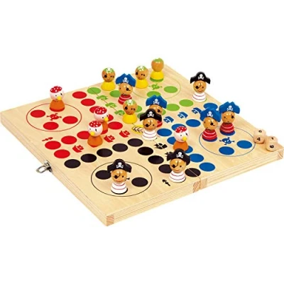 Afbeelding van Small Foot Houten Ludo Pirateneiland