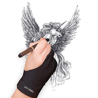 Image de XP Pen Gant Artiste Anti fouling Professionnel en Lycra Taille S pour Toutes les Tablettes Graphiques Ecran à Stylet LED Tablette Lu