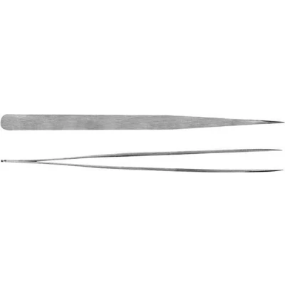 Afbeelding van Velleman Precisiepincet, roestvrij staal, lengte 14.1 cm, zilverkleurig