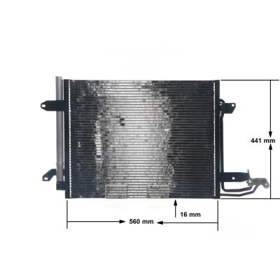 Afbeelding van Condensor, airconditioning MAHLE AC 325 000S