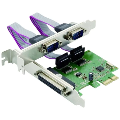 Afbeelding van Conceptronic SPC01G 1 + 2 poorten Seriële/parallelle interfacekaart PCI Express, Parallel (IEEE 1284), Serieel (9 pol.) PCIe