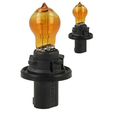 Afbeelding van CARALL Autolampen van 12 V, 2 stuks, voor dimlicht, groot licht, mistlampen (HPC24WY, 24 W, Amber)
