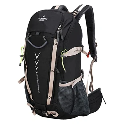 Afbeelding van Aoking Campingrugzak, 40 l, uniseks, 1 stuk, zwart.