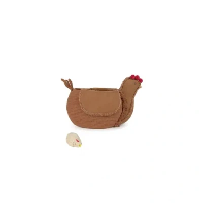 Afbeelding van Lorena Canals Opbergmand Chicken 48x32x29cm Toffee