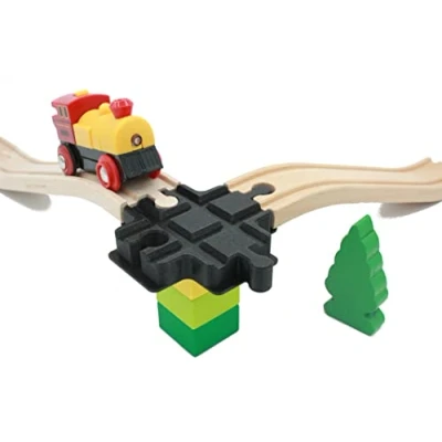 Afbeelding van 1 kruising voor houten trein, compatibel met Brio Duplo