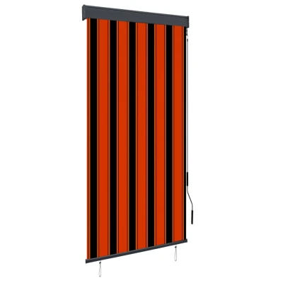 Afbeelding van Rolgordijn voor buiten 100x250 cm oranje en bruin