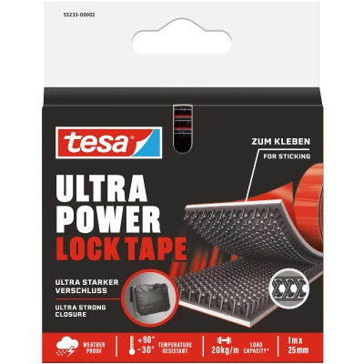 Afbeelding van tesa Ultra Power Lock Klittenband (l x b) 1 m 25 mm stuk(s)