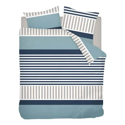 Afbeelding van Snoozing Pieter Dekbedovertrek Lits jumeaux 240x200/220 cm + 2 kussenslopen 60x70 Blue