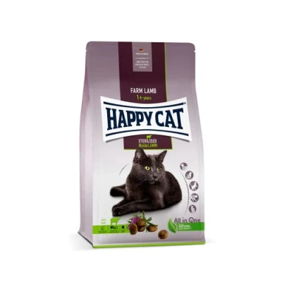 Afbeelding van Happy Cat Gesteriliseerd Adult Weide Lam 1,3kg