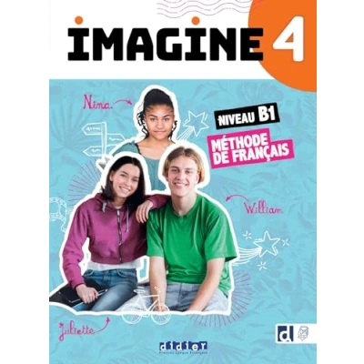 Afbeelding van IMAGINE,4 NIV.B1 LIVRE + DIDIERFLE.APP