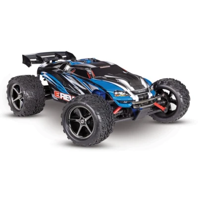 Afbeelding van Traxxas revo 1/16, Brushed met accu en usb c lader blauw
