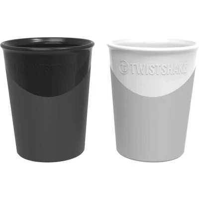 Afbeelding van Twistshake Beker 170ml Black/white