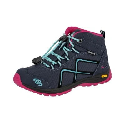 Afbeelding van Brütting Dames Guide High Trekking en wandelschoenen, marineblauw/roze/turquoise