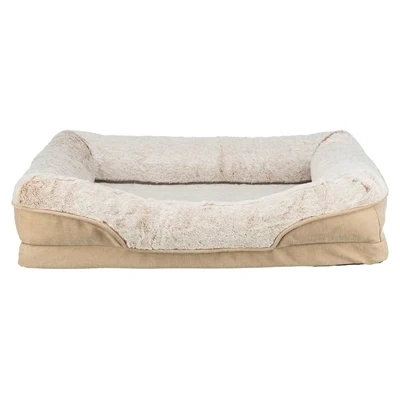 Afbeelding van Trixie vital hondenmand lino hoekig beige 110x75 cm