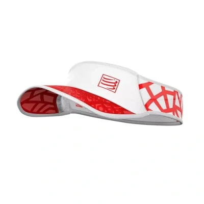 Afbeelding van Compressport Spiderweb Ultralight Visor Red/White