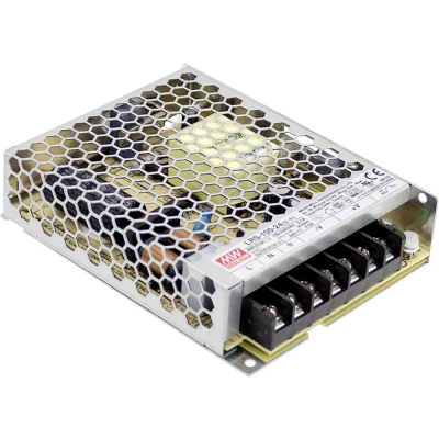 Afbeelding van Mean Well SCHAKELENDE VOEDING VOOR IT APPARATUUR 1 UITGANG 100 W 24 V GESLOTEN CHASSIS ENKEL PROFESSIONEEL GEBRUIK